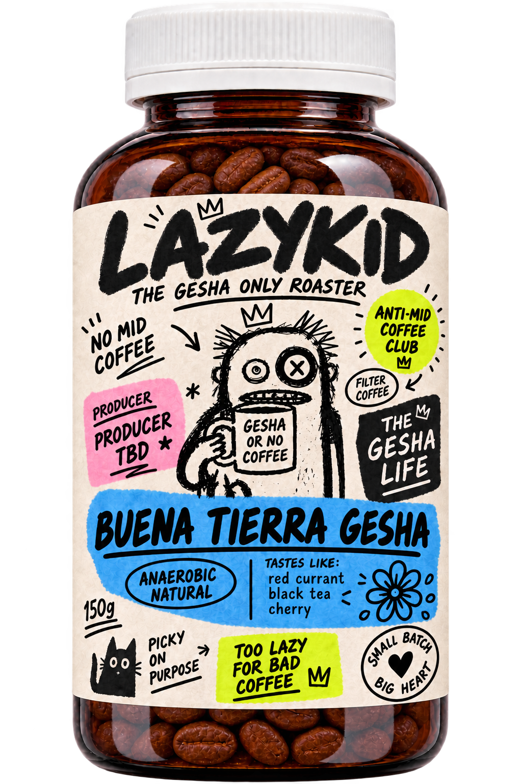 LAZYKID Finca Buena Tierra Gesha bottle